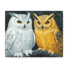 Load image into Gallery viewer, Owl Lovers Matte Canvas Print - Stretched Wall Art
