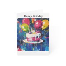 Load image into Gallery viewer, Vibrant Birthday Greeting Cards - Colorful Celebration Set (1, 10, 30, 50 pcs)

