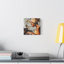 Load image into Gallery viewer, Piano Art Canvas Wall Decor, Inspirational Home Art, Music Lover Gift, Black Woman Artwork, Modern Art Print
