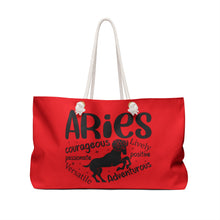 Load image into Gallery viewer, Weekender Bag - Aries
