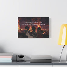 Load image into Gallery viewer, Inspirational Wall Art Canvas - "Sometimes You Can Only Watch" - Empowering Home Decor
