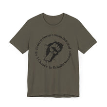 Load image into Gallery viewer, Empowering Unisex Jersey Tee - 'Broken Doesn’t Mean Defeated'
