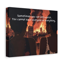 Load image into Gallery viewer, Inspirational Canvas Art – "Sometimes You Can Only Watch"
