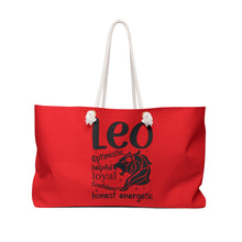 Load image into Gallery viewer, Weekender Bag - Leo
