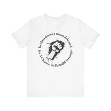 Load image into Gallery viewer, Empowering Unisex Jersey Tee - 'Broken Doesn’t Mean Defeated'
