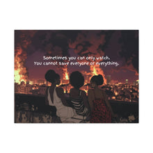 Load image into Gallery viewer, Inspirational Wall Art Canvas - "Sometimes You Can Only Watch" - Empowering Home Decor
