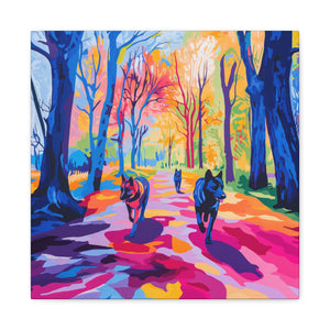 German Shepherd Canvas Art