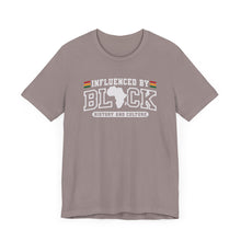 Load image into Gallery viewer, Influenced by Block Unisex Jersey Tee - Celebrate History and Culture
