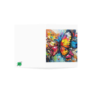 Vibrant Butterfly Greeting Cards - Set of 1, 10, 30, or 50pcs