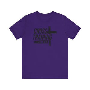 Faith Inspired Unisex Jersey Tee - 'Cross Training' with John 3:16