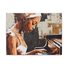 Load image into Gallery viewer, Artistic Piano Canvas, Wall Art, Music Lover Gift, Home Decor, Jazz Wall Art, Unique Artwork
