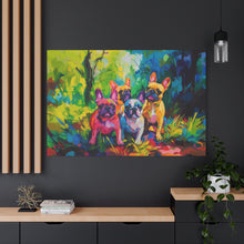 Load image into Gallery viewer, French Bulldog Canvas Art
