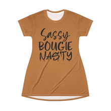 Load image into Gallery viewer, T-Shirt Dress (AOP) - Sassy
