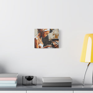 Artistic Piano Canvas, Wall Art, Music Lover Gift, Home Decor, Jazz Wall Art, Unique Artwork