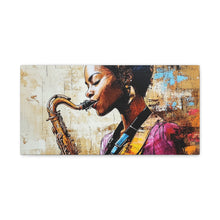 Load image into Gallery viewer, Saxophone Art Canvas, Elegant Wall Decor for Jazz Lovers, Music-Themed Home Decoration, Perfect Gift for Musicians, Unique Art Piece, [...]

