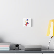 Load image into Gallery viewer, Vibrant Saxophone Canvas Wall Art - Perfect for Music Lovers
