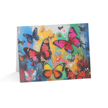 Load image into Gallery viewer, Vibrant Butterfly Greeting Cards - Set of 1, 10, 30, or 50
