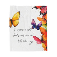 Butterfly Plush Blanket