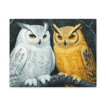 Load image into Gallery viewer, Owl Lovers Matte Canvas Print - Stretched Wall Art
