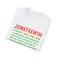 Load image into Gallery viewer, Unisex Softstyle T-Shirt - Juneteenth
