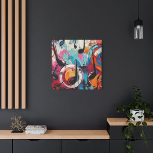 Colorful Music Note Canvas Wall Art - Vibrant Home Decor for Music Lovers