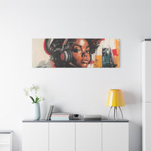 Load image into Gallery viewer, Urban Vibe Matte Canvas Print - Stylish Artwork for Music Lovers
