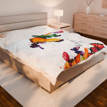Load image into Gallery viewer, Butterfly Plush Blanket
