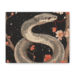 Lunar Year of the Snake - Stretched Canvas Art