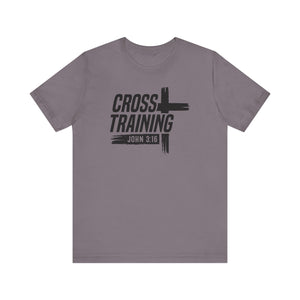 Faith Inspired Unisex Jersey Tee - 'Cross Training' with John 3:16
