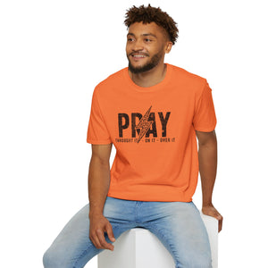 Inspirational Unisex Pray T-Shirt - Softstyle Casual Wear