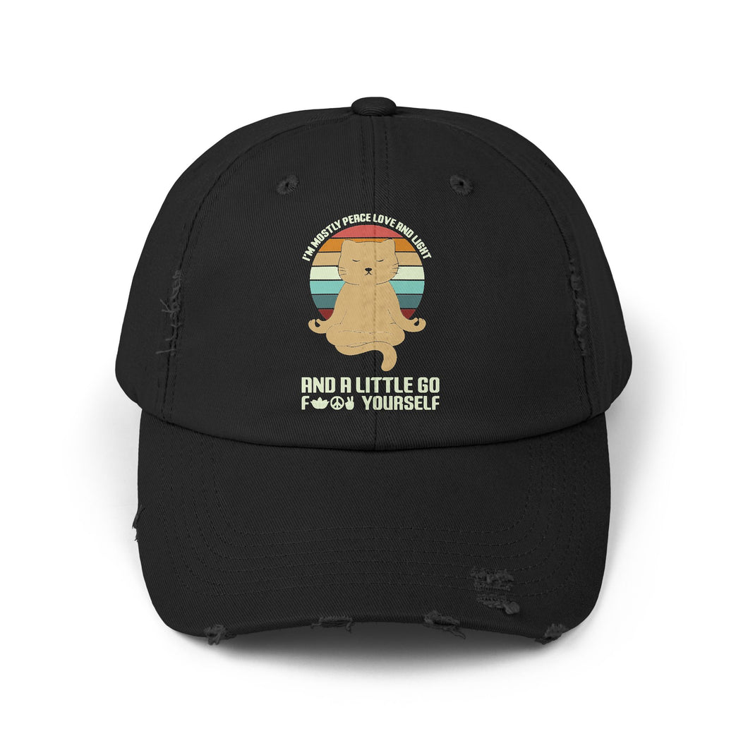 Peace, Love, and Light Cap