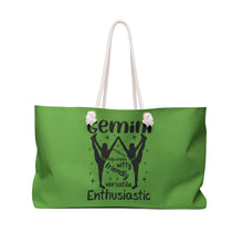 Load image into Gallery viewer, Weekender Bag - Gemini
