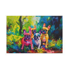 Load image into Gallery viewer, French Bulldog Canvas Art
