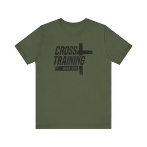 Faith Inspired Unisex Jersey Tee - 'Cross Training' with John 3:16