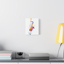 Load image into Gallery viewer, Vibrant Saxophone Canvas Wall Art - Perfect for Music Lovers
