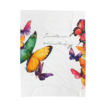 Load image into Gallery viewer, Butterfly Plush Blanket
