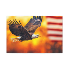 Load image into Gallery viewer, Patriotic Eagle Canvas Art - Inspirational Home Decor
