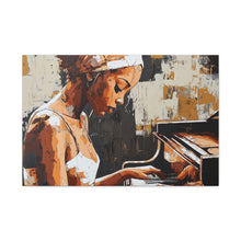 Load image into Gallery viewer, Artistic Piano Canvas, Wall Art, Music Lover Gift, Home Decor, Jazz Wall Art, Unique Artwork
