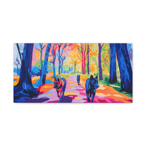 German Shepherd Canvas Art