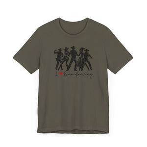 I ❤️ Live Dancing Unisex Jersey Tee – Perfect for Dance Lovers