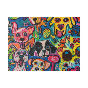 Dogs at play