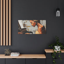 Load image into Gallery viewer, Piano Art Canvas Wall Decor, Inspirational Home Art, Music Lover Gift, Black Woman Artwork, Modern Art Print
