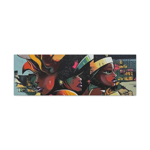 Vibrant Afrocentric Matte Canvas Art - Inspirational Wall Decor