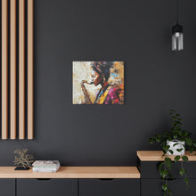 Load image into Gallery viewer, Saxophone Art Canvas, Elegant Wall Decor for Jazz Lovers, Music-Themed Home Decoration, Perfect Gift for Musicians, Unique Art Piece, [...]
