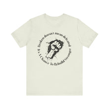 Load image into Gallery viewer, Empowering Unisex Jersey Tee - 'Broken Doesn’t Mean Defeated'
