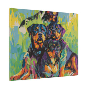 Rottweilers Canvas Art