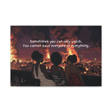 Load image into Gallery viewer, Inspirational Wall Art Canvas - "Sometimes You Can Only Watch" - Empowering Home Decor

