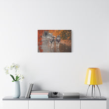 Load image into Gallery viewer, Husky Wall Art Canvas - Autumn Vibes Home Decor
