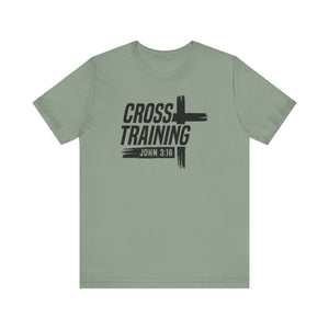 Faith Inspired Unisex Jersey Tee - 'Cross Training' with John 3:16