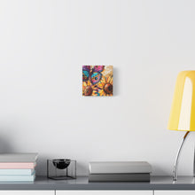 Load image into Gallery viewer, Colorful Butterfly and Sunflowers Canvas Art, Nature Wall Decor, Flower Artwork, Gift for Home, Boho Decor, Vibrant Art Print
